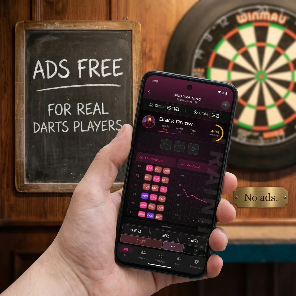 Easy Darts Scorer - Scoreboard screenshot