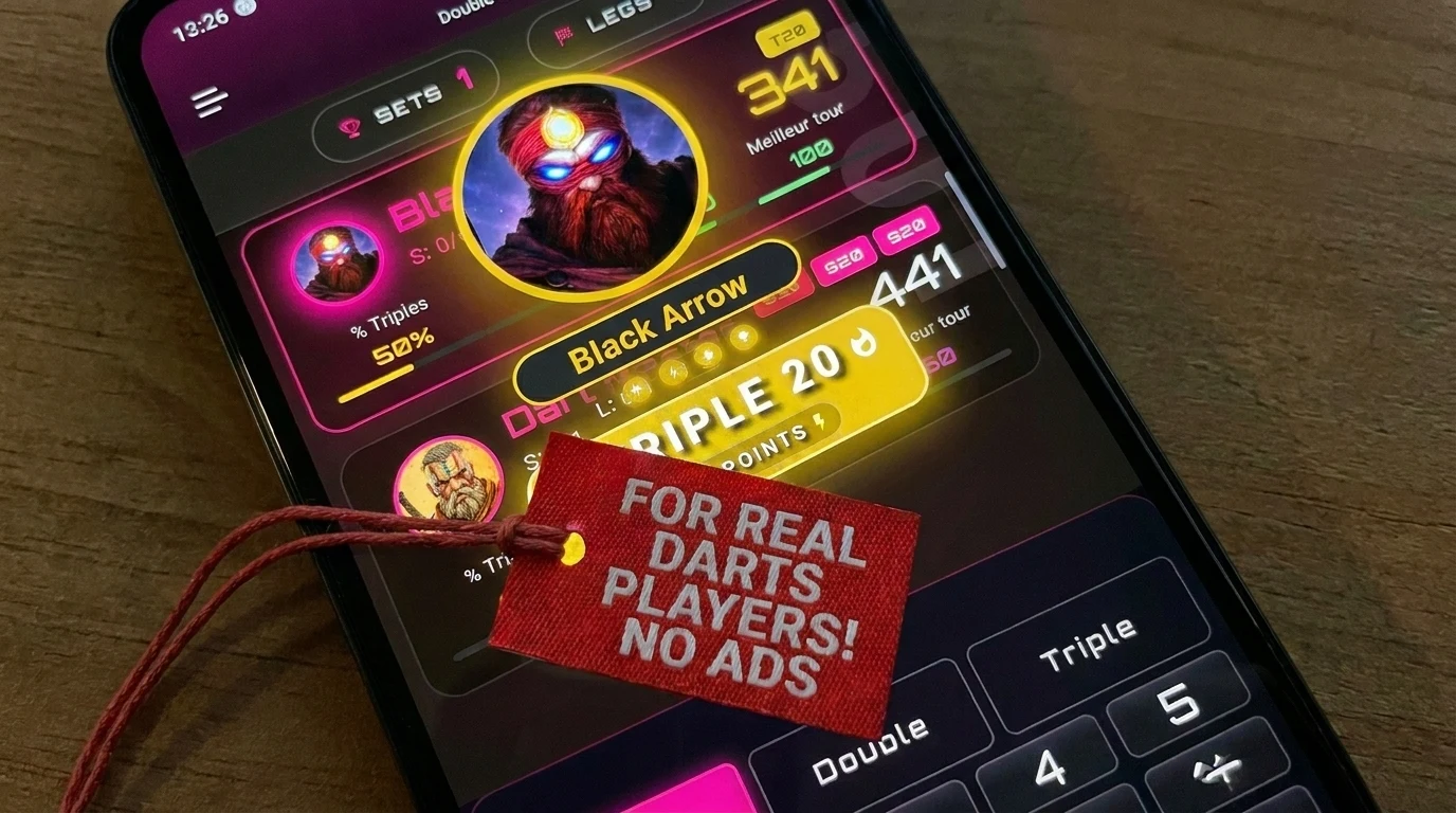 Easy Darts Scorer - Scoreboard screenshot